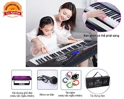 Đàn Organ điện tử 61 Phím phát sáng - Bán chuyên cho người học nhạc - Nhãn tiếng Trung - Model299 Đàn Organ điện tử 61 Phím phát sáng - Bán chuyên cho người học nhạc - Nhãn tiếng Trung - Model299